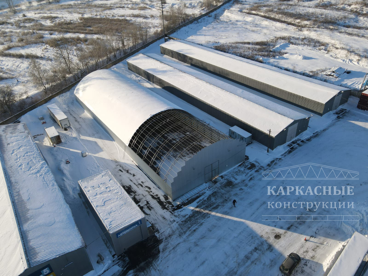 Ангры под ключ из металлоконструкций Ангры под ключ из металлоконструкций